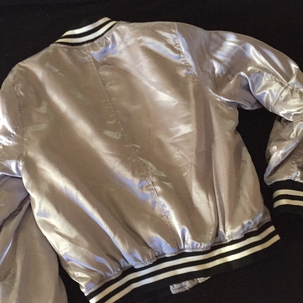 Grey bomber jacket - Picture 3 of 4